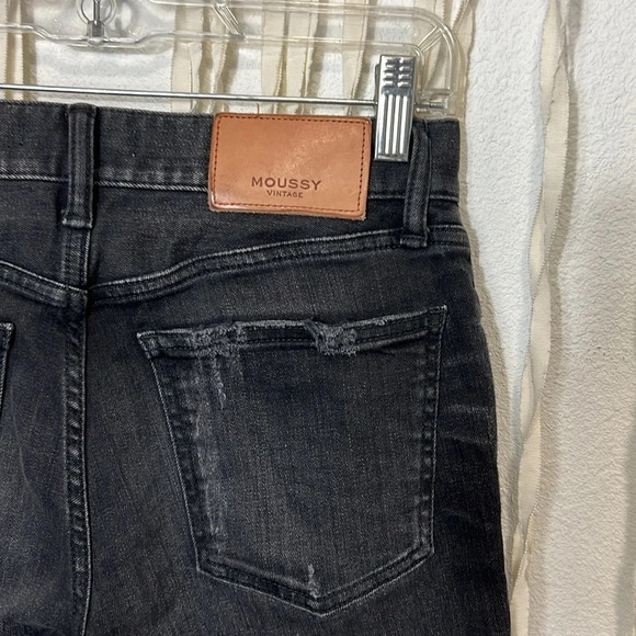 Moussy Black Denim Size 25 - Picture 6 of 9